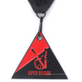 Soft Enamel Zinc Alloy Sport Custom Made Medal With Ribbon